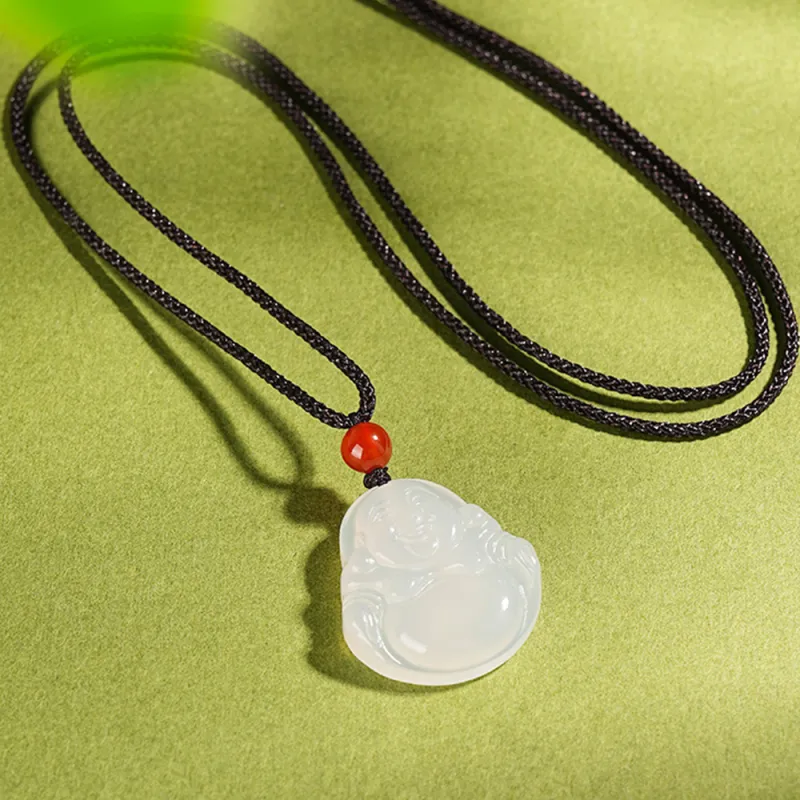 JKEM Chalcedony Jade Necklaces Women's-4