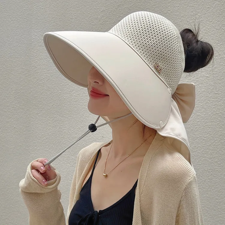 JKEM Acrylic Sun Protection Hats Women's-3