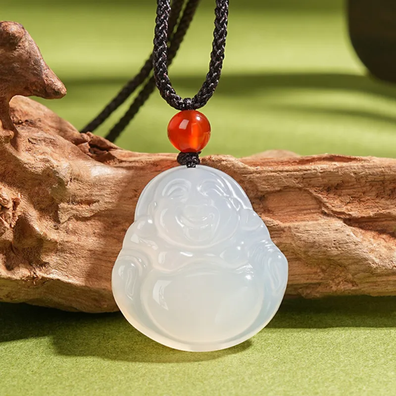 JKEM Chalcedony Jade Necklaces Women's-2
