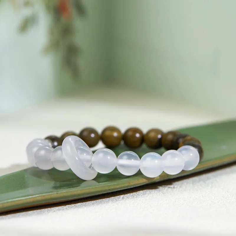 JKEM Chalcedony Jade Bracelets Women's-4