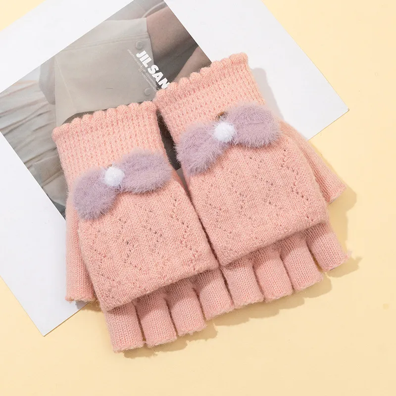 JKEM Knit Gloves Women's-3