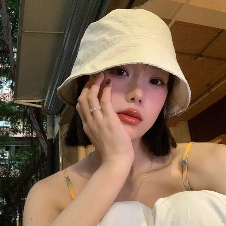 JKEM Cotton Polyester Blend Bucket Hats Women's-2