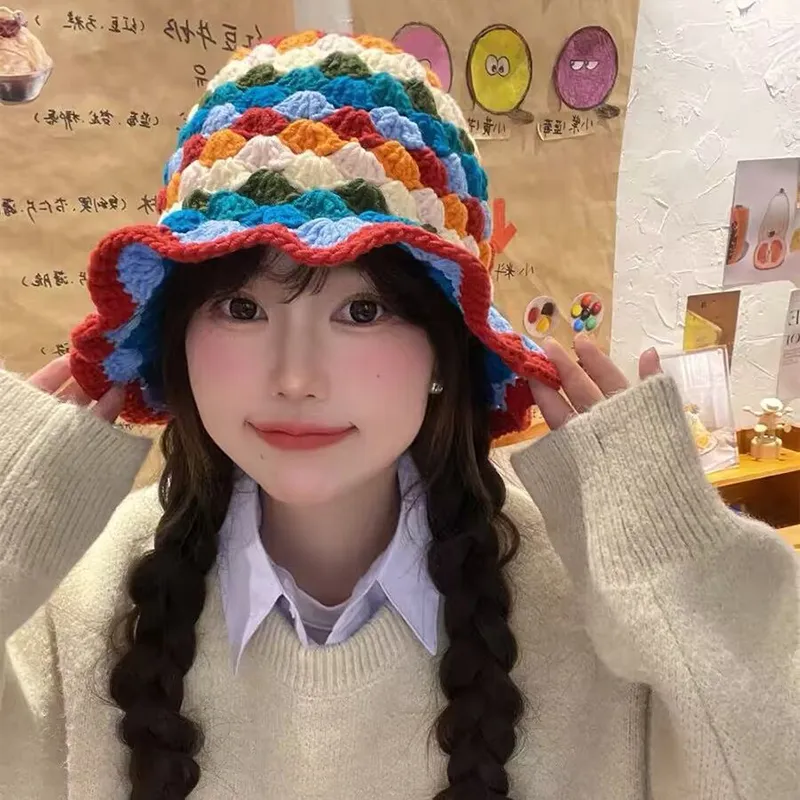 JKEM Polyester Bucket Hats Women's-4
