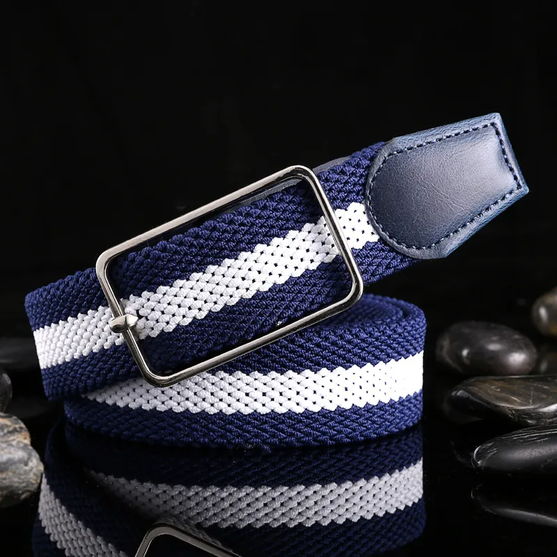 JKEM Polyester, Rubber, Alloy Belt Unisex 3.5cm-7