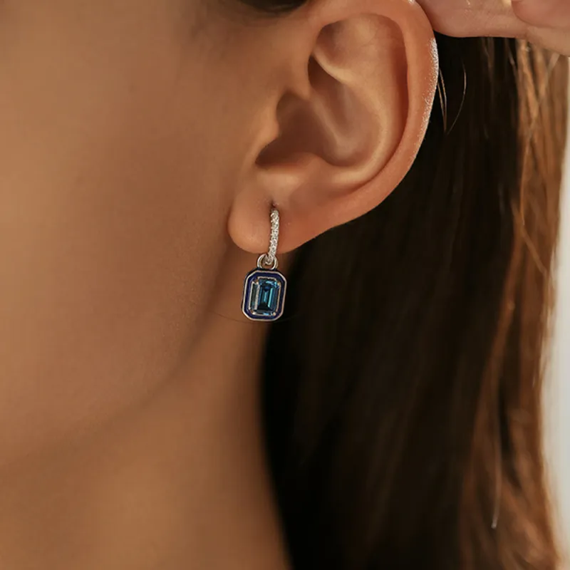 JKEM S925 Silver Earrings Women's-4