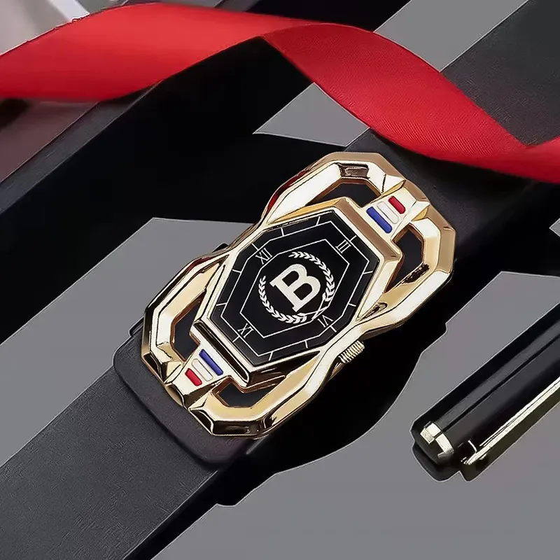 JKEM PU Leather Belts Unisex 3.3cm-5