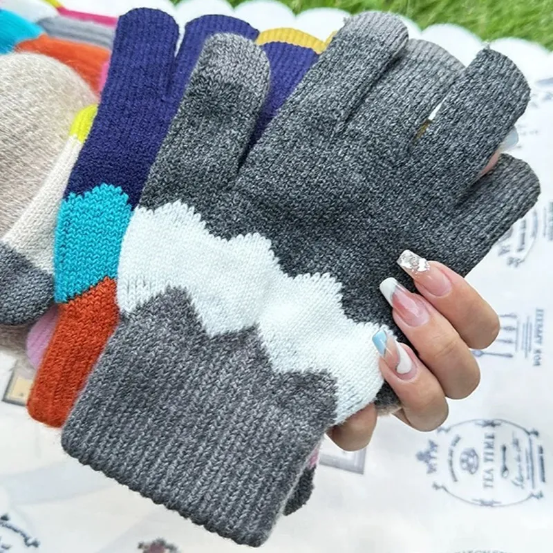 JKEM Cotton Blend Knit Gloves Unisex-5