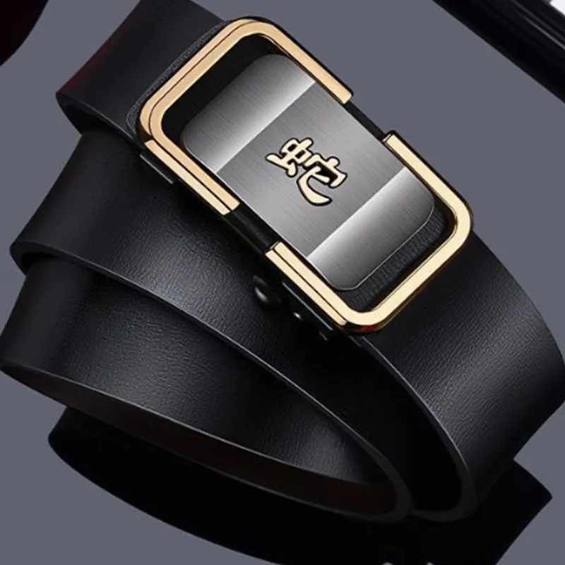 JKEM PU Leather Belts Unisex 3.2cm-5