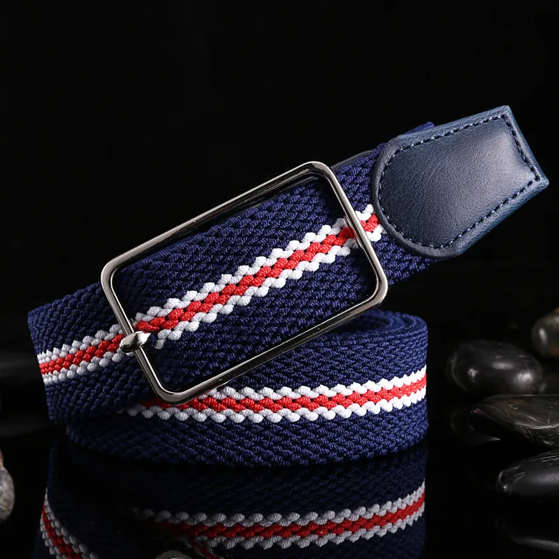 JKEM Polyester, Rubber, Alloy Belt Unisex 3.5cm-9