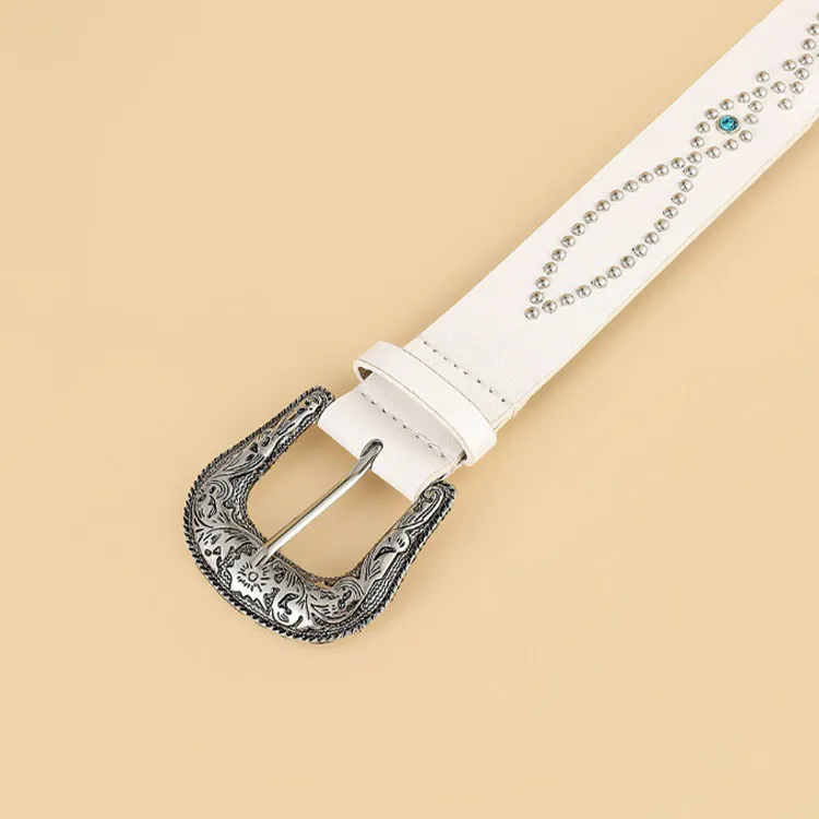 JKEM PU Leather Belts Unisex 3.7cm-1