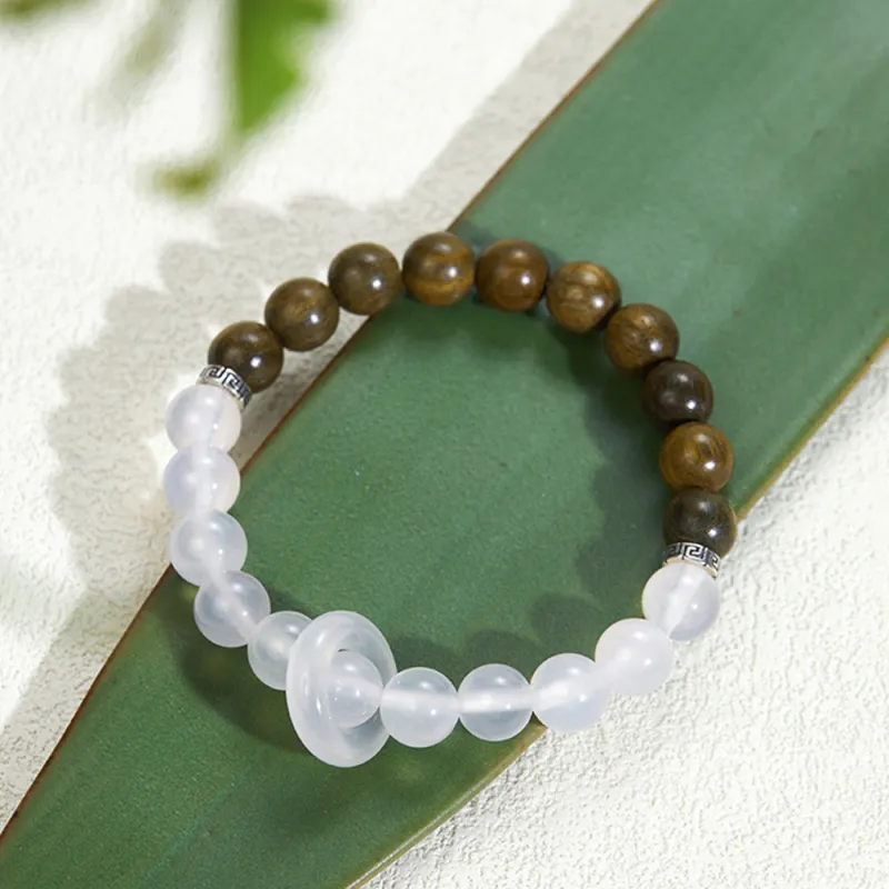 JKEM Chalcedony Jade Bracelets Women's-3