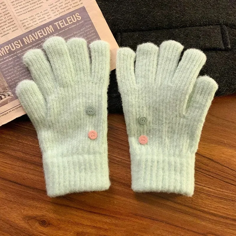 JKEM Acrylic Knit Gloves Unisex-14