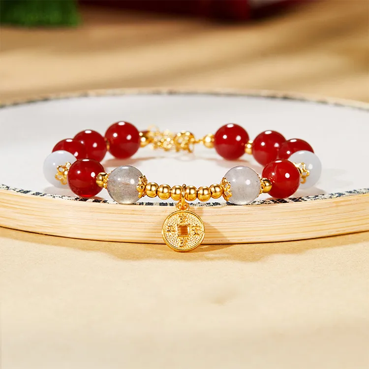 JKEM Agate Jade Bracelets Women's-2