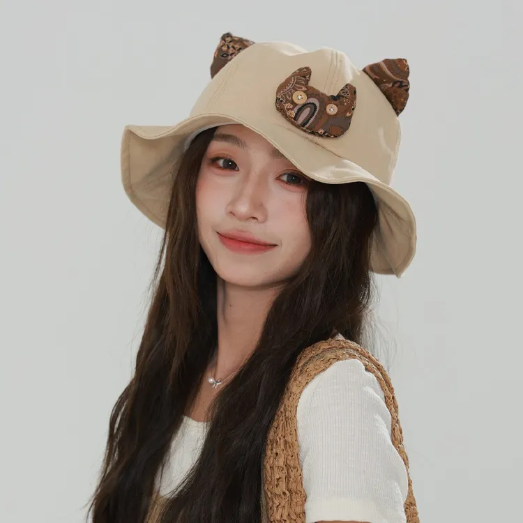 JKEM Polyester Bucket Hats Women's-5