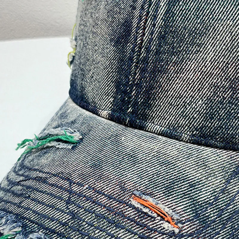 JKEM Denim Baseball Caps Unisex-4