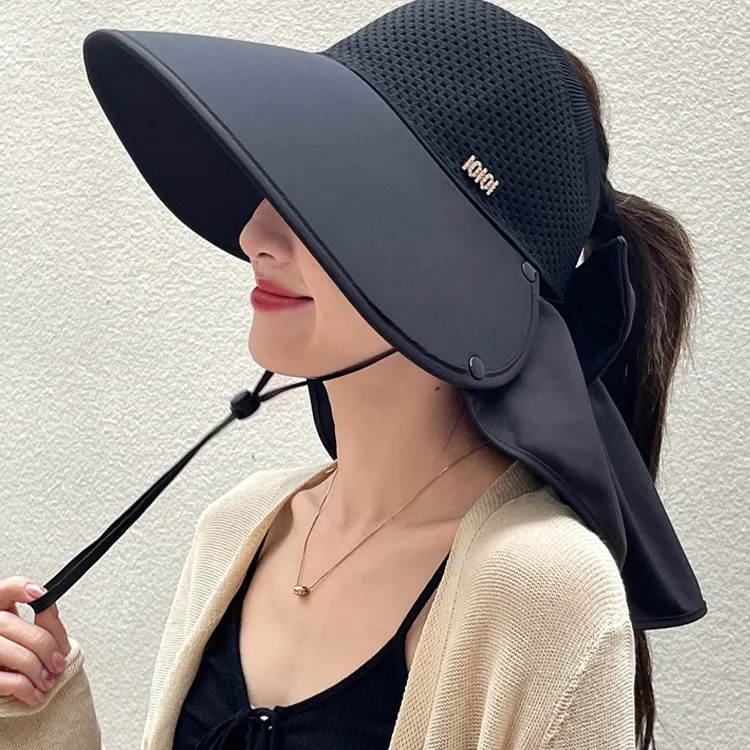 JKEM Acrylic Sun Protection Hats Women's-5
