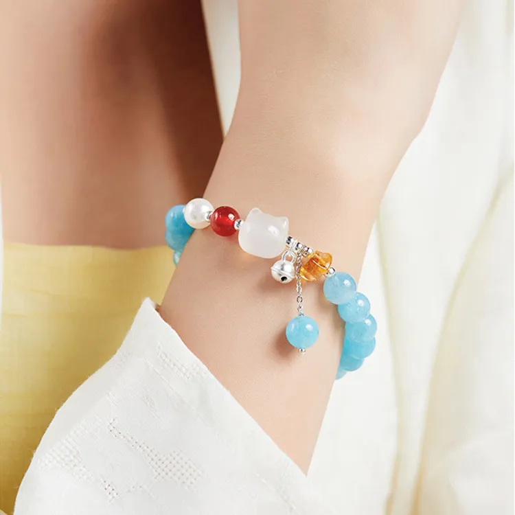 JKEM Chalcedony Bracelets Women's-1
