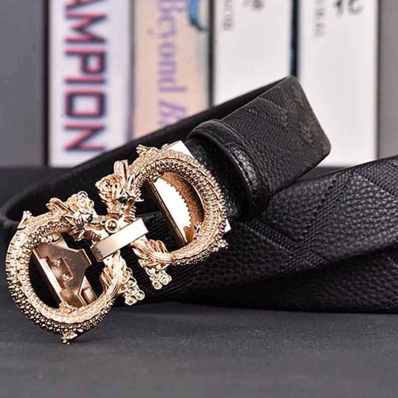 JKEM Cow Split Leather Leather Belts Unisex 3.5cm-9