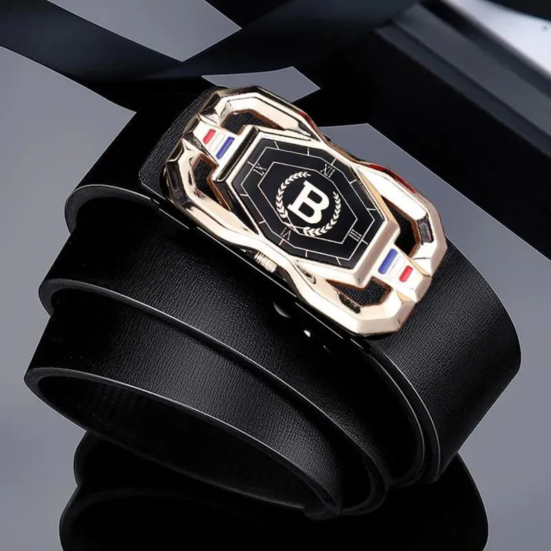 JKEM PU Leather Belts Unisex 3.3cm-7