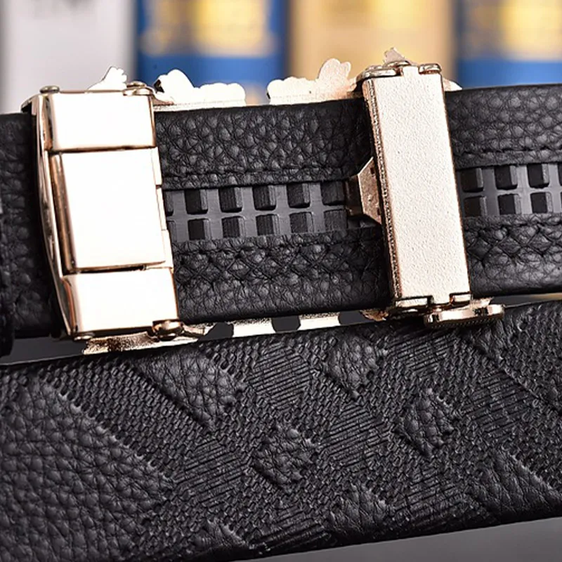 JKEM Cow Split Leather Leather Belts Unisex 3.5cm-7