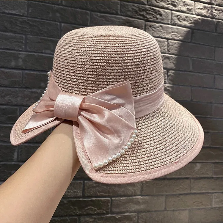 JKEM Paper Reed Sun Protection Hats Women's-5