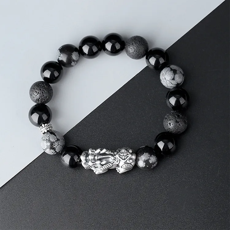 JKEM Obsidian Bracelets Women's-2