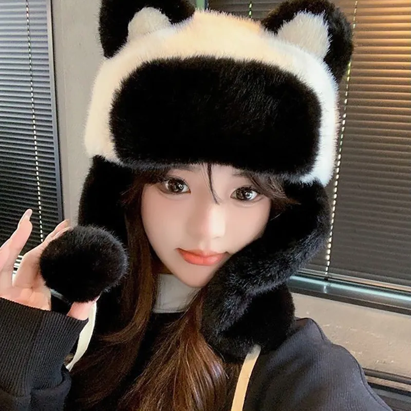 JKEM Rabbit Hair Hats & Caps Unisex-6
