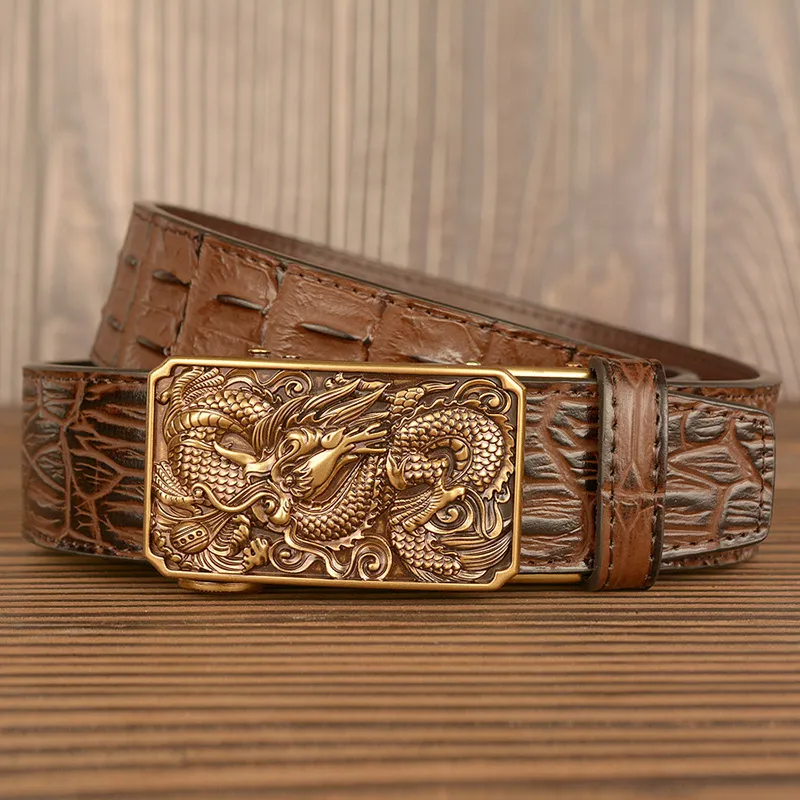 JKEM Alloy Leather Belts Unisex 4cm-15