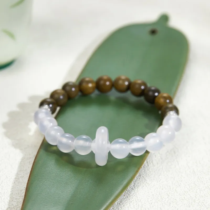JKEM Chalcedony Jade Bracelets Women's-2