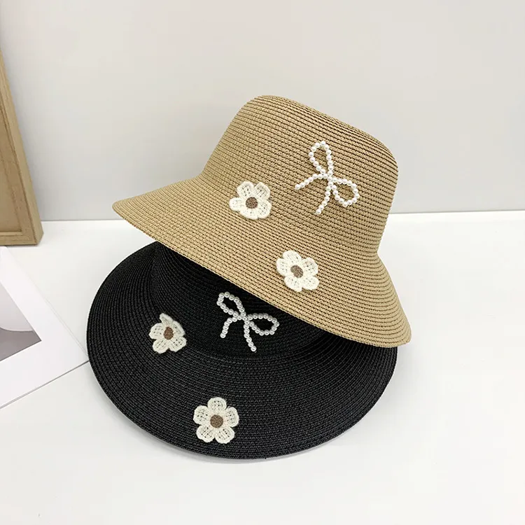 JKEM Paper Reed Sun Protection Hats Women's-4