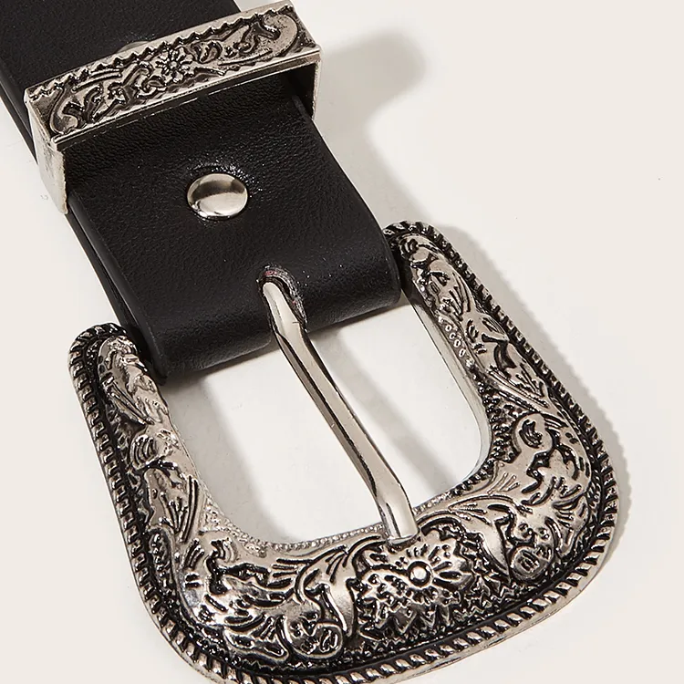 JKEM Cow Leather Belts Women's 3.3cm-1