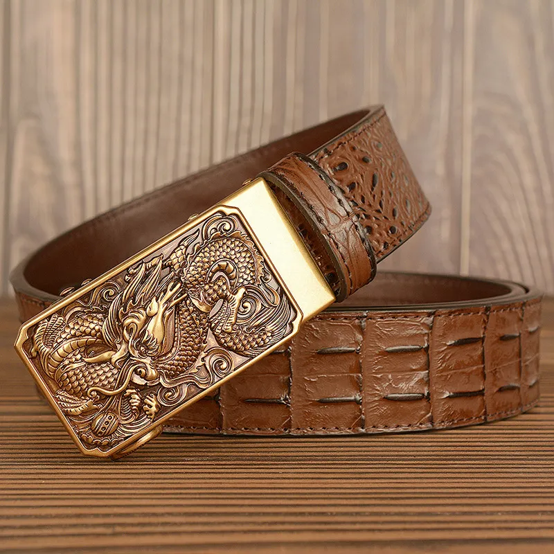 JKEM Alloy Leather Belts Unisex 4cm-14