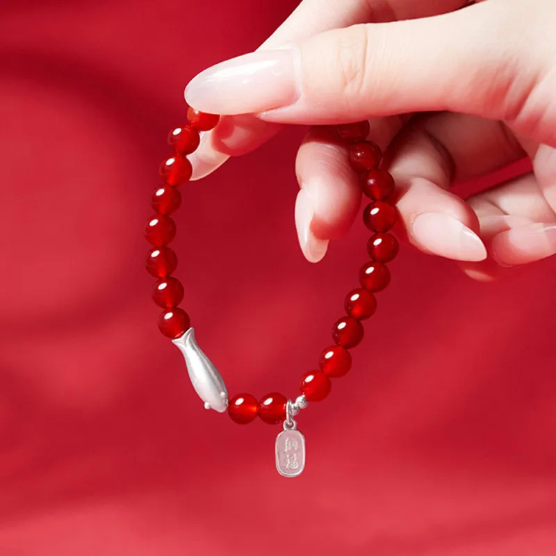 JKEM Agate Jade Bracelets Women's-4