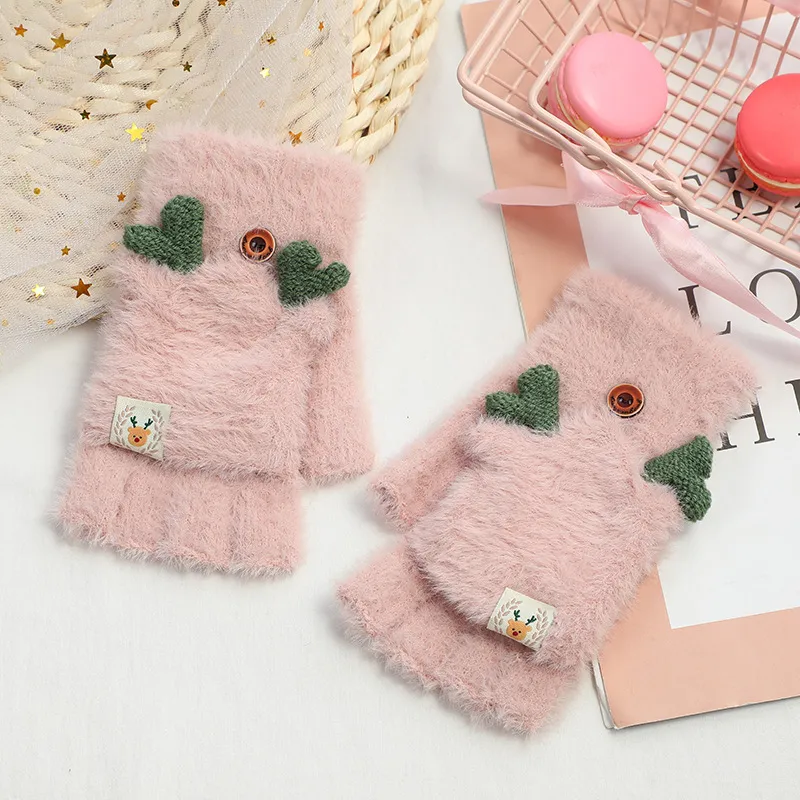 JKEM Polyester Knit Gloves Women's-5