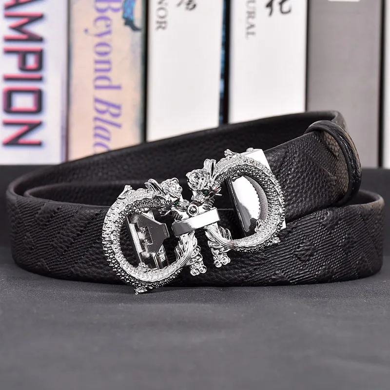 JKEM Cow Split Leather Leather Belts Unisex 3.5cm-13