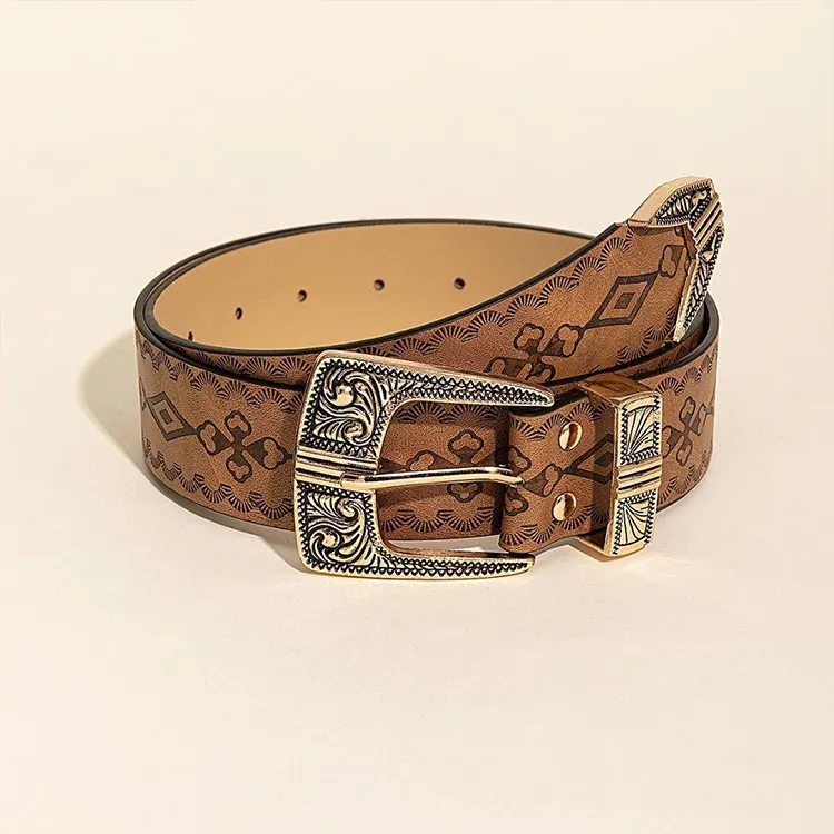 JKEM PU Leather Belts Unisex 3.8cm-2