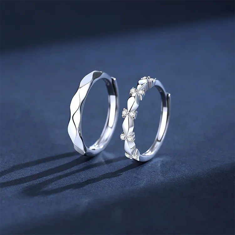 JKEM 925 Sterling Silver Rings Unisex-6