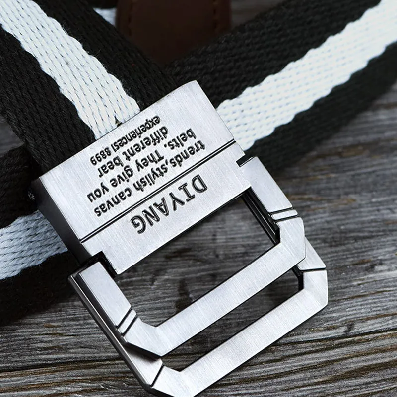 JKEM Canvas/Alloy Sports Belts Unisex 3CM-4