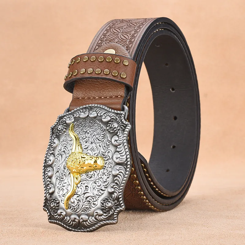 JKEM Leather Belts Men-5