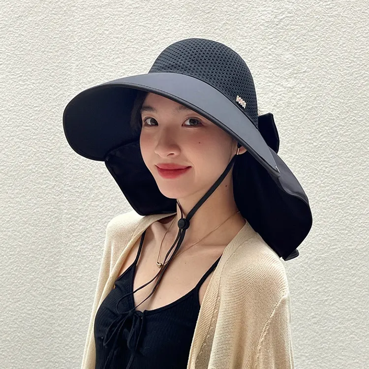 JKEM Acrylic Sun Protection Hats Women's-7