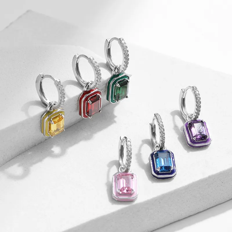 JKEM S925 Silver Earrings Women's-10