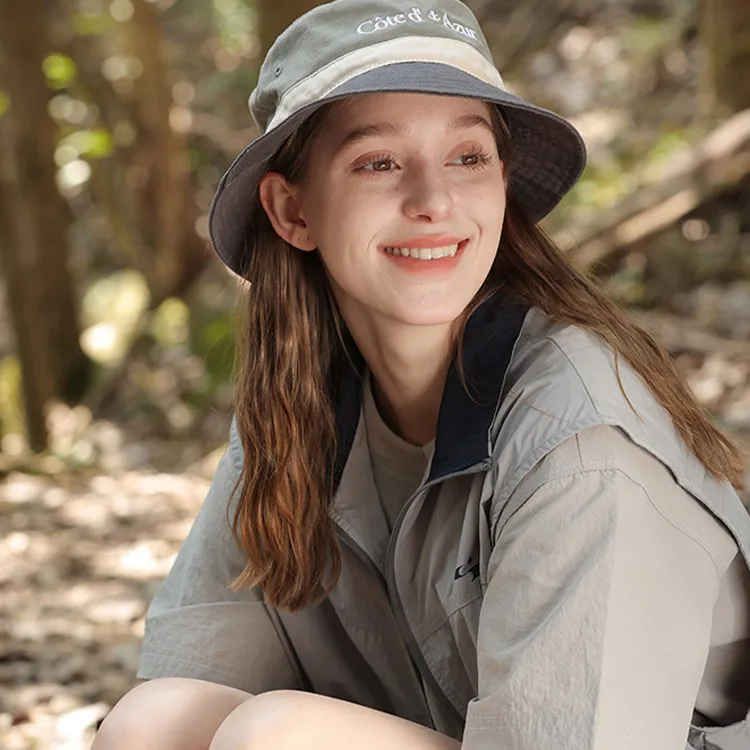 JKEM Cotton Polyester Blend Bucket Hats Unisex-4