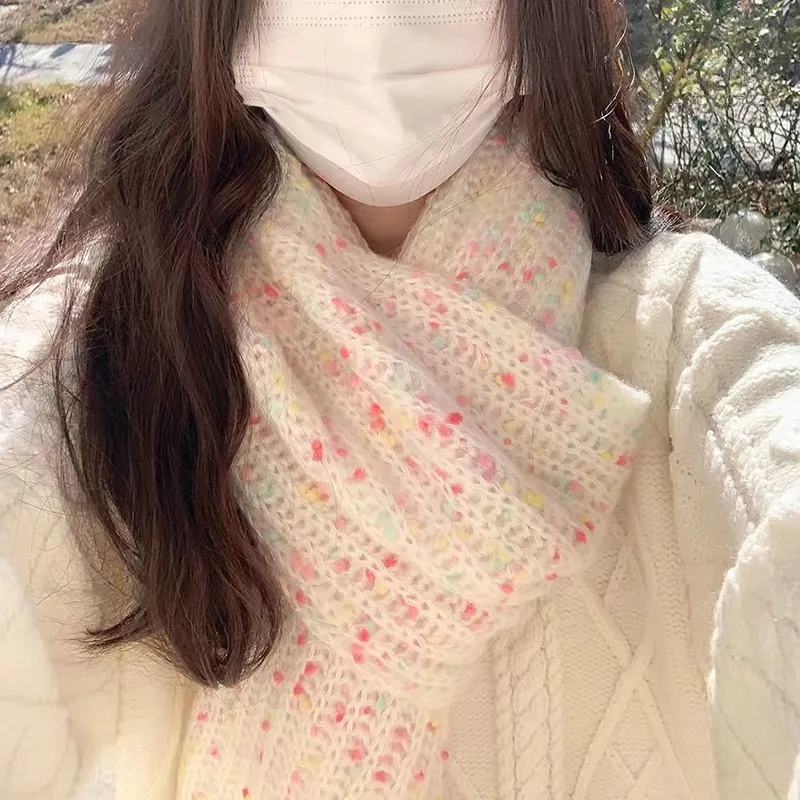 JKEM Knit Scarves Women's-5