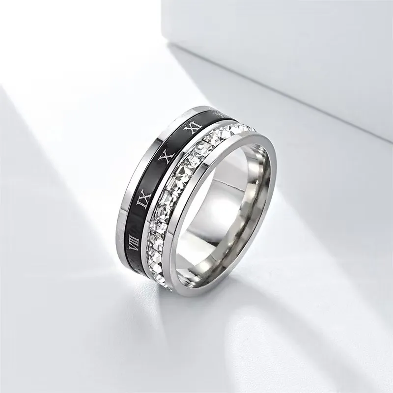 JKEM Titanium Steel Rings Unisex-14
