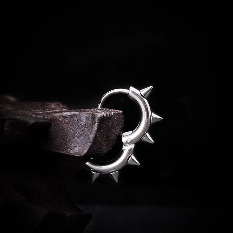 JKEM Titanium Steel Earrings Unisex-4