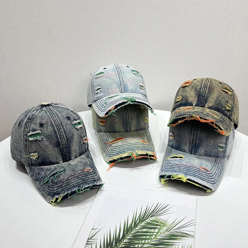 JKEM Denim Baseball Caps Unisex-2