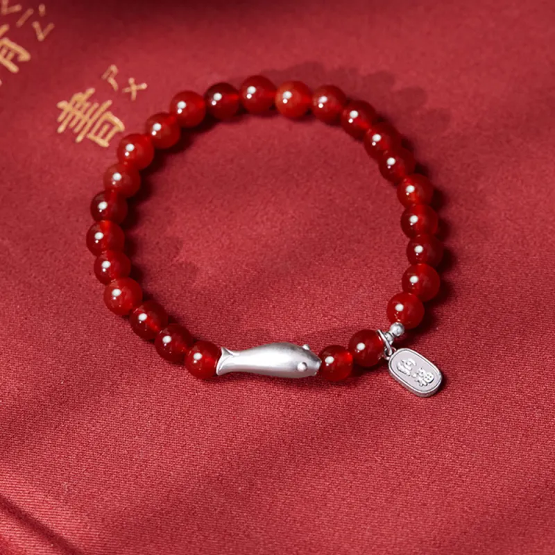 JKEM Agate Jade Bracelets Women's-3