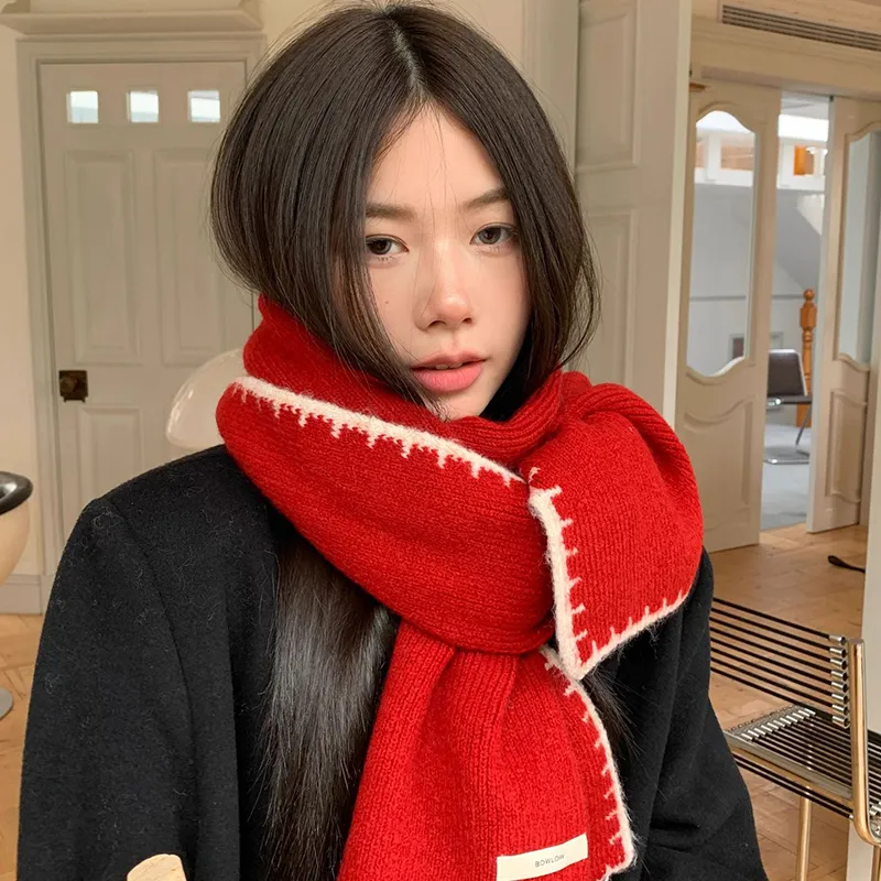 JKEM Knit Scarves Unisex-2