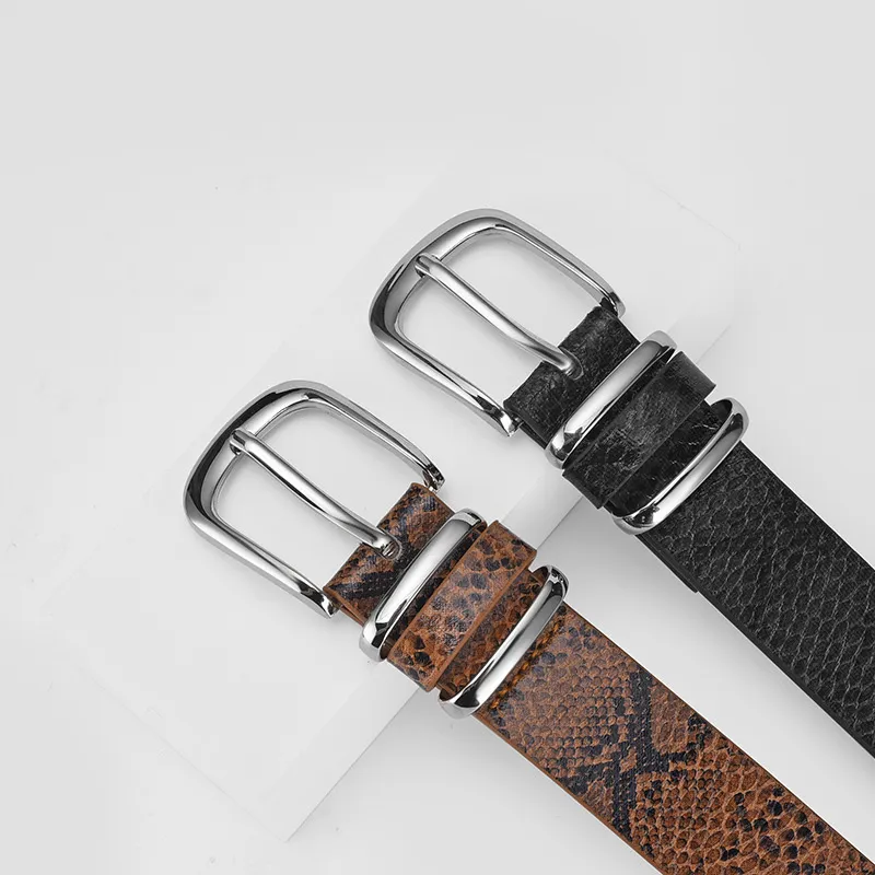 JKEM PU Leather Belts Women's 2.3cm-4