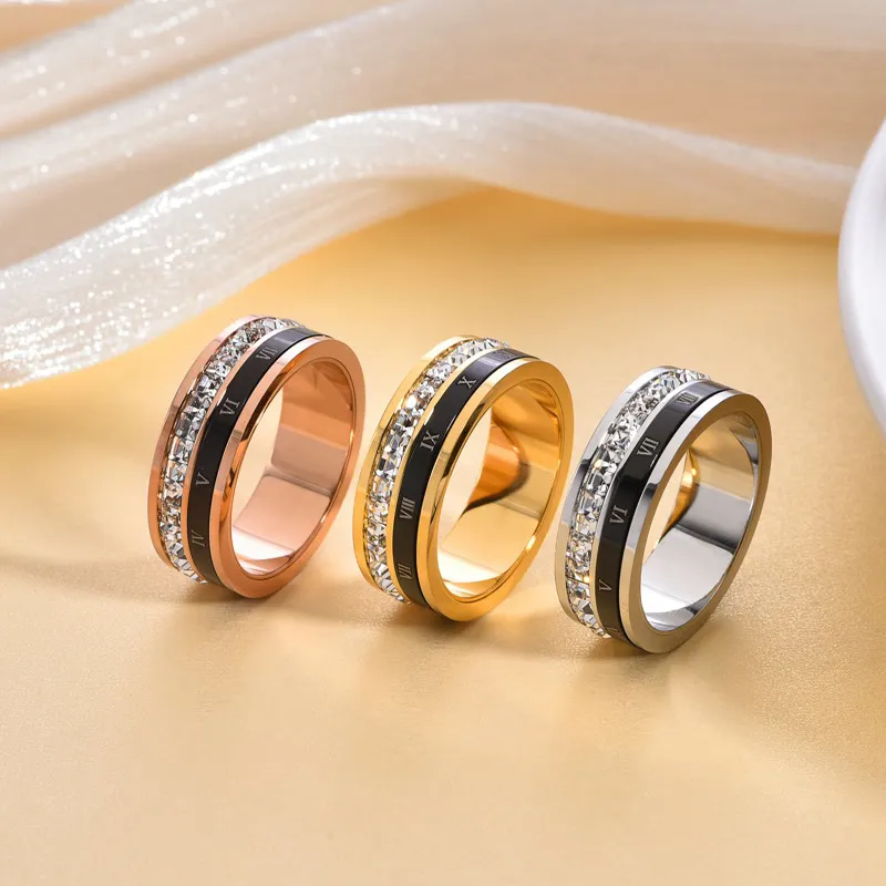 JKEM Titanium Steel Rings Unisex-15